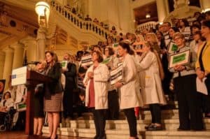 nurse practitioners rally for bill